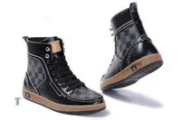 louis vuitton abordable chaussures hommes 2013 cuir loisirs france mf black